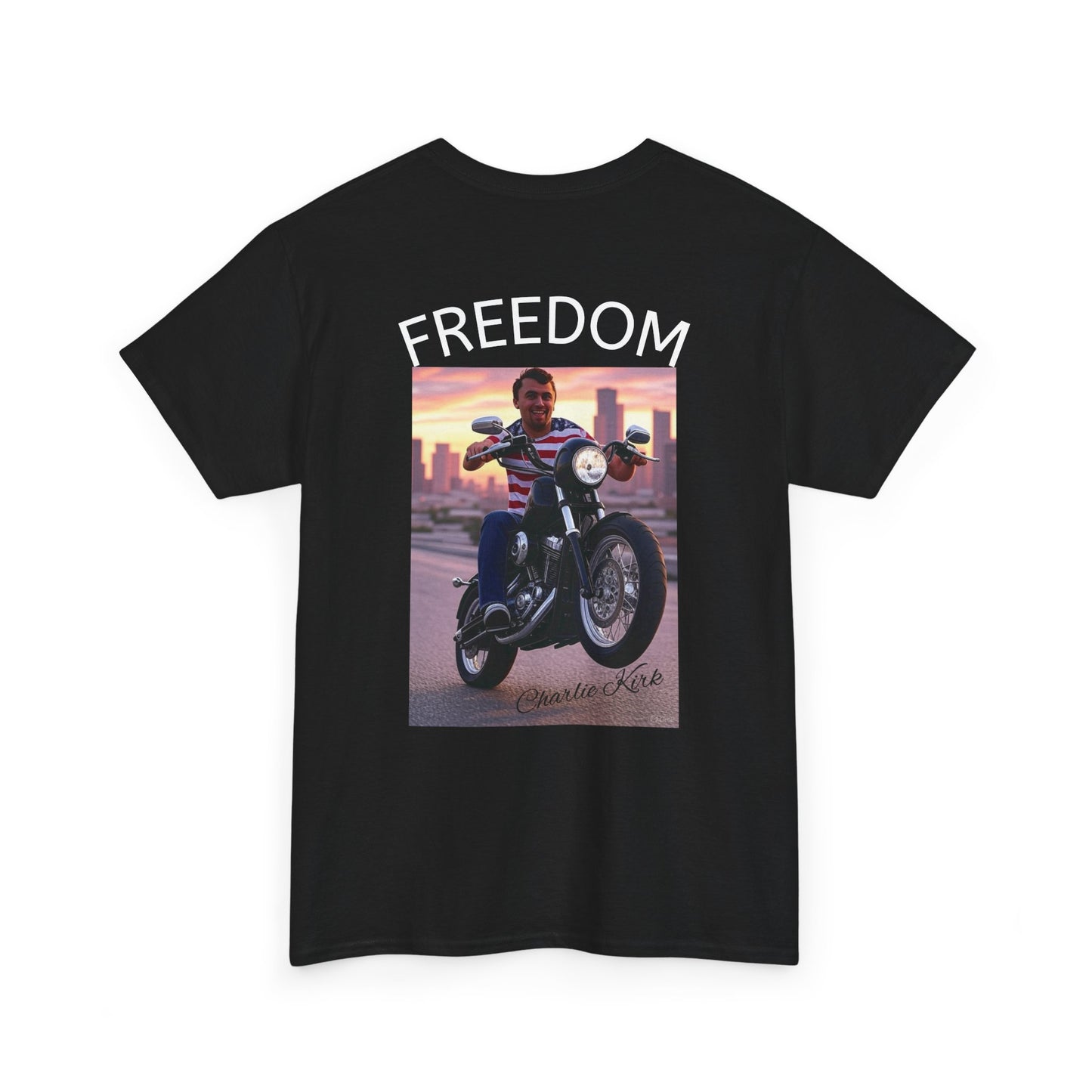 Charlie Kirk Freedom Rider Tee