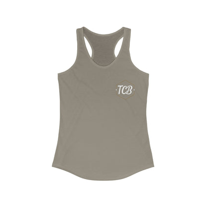 TCB- "Race" Women's Racerback Tank