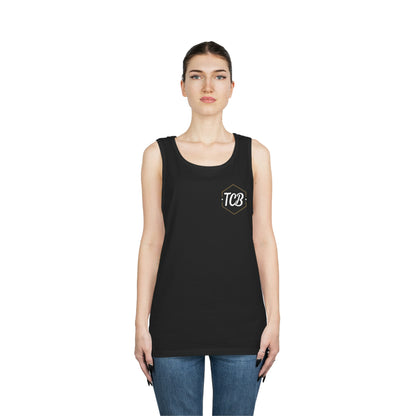 TCB- "Race" unisex cotton tank top