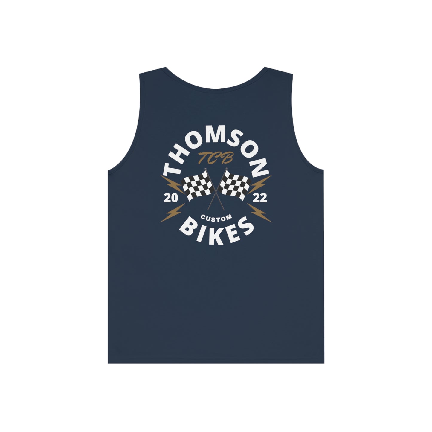 TCB- "Race" unisex cotton tank top