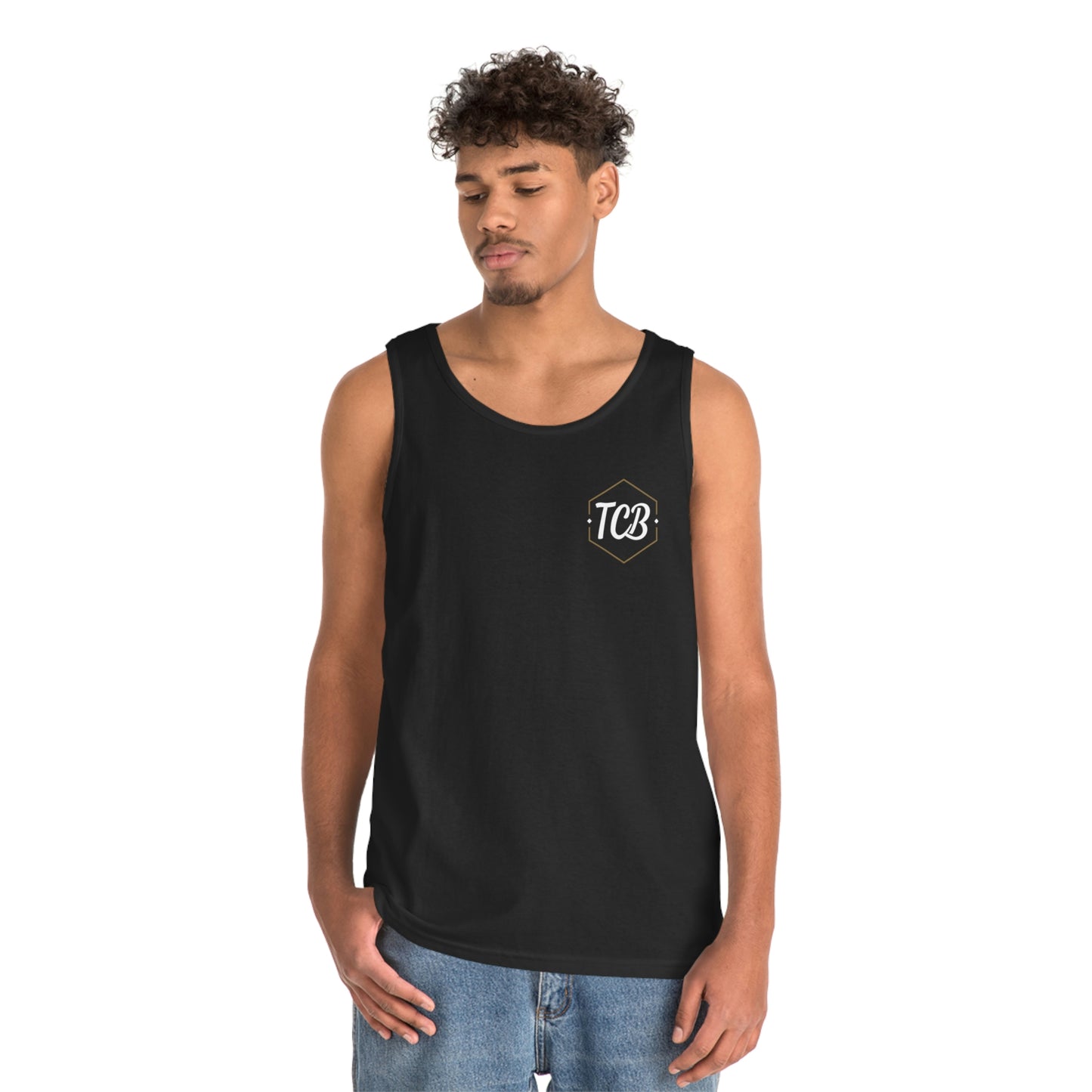 TCB- "Race" unisex cotton tank top