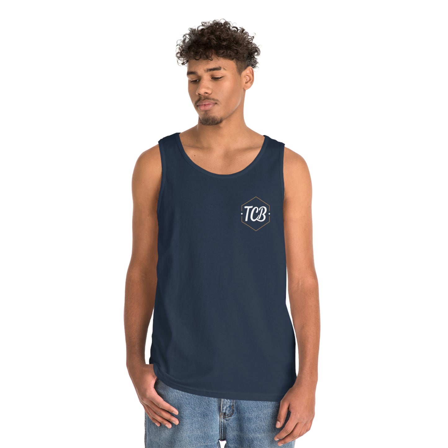 TCB- "Race" unisex cotton tank top